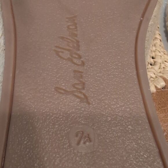 Sam Edelman Austin Suede Espadrille Mule in Caramel Size 7.5 - Picture 11 of 12
